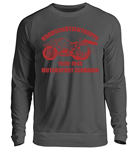 Moto Gespann pull gris en taille L style vintage Motorsport Germania