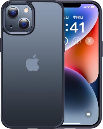 （11:00時点） 【米軍MIL新規格・指紋防止】CASEKOOiPhone 14 / 13 用 ケース 6.1 インチ (マットブラック)