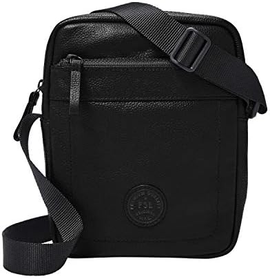 Fossil Men's Leather or Fabric Courier Messenger Bag for Men