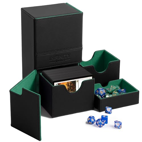 Premium MTG Deck Box with Dual Sideloading Trays