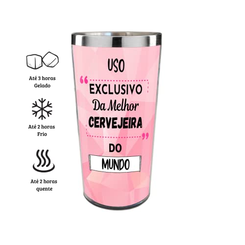 Copo Termico Cerveja Melhor Cervejeira do Mundo