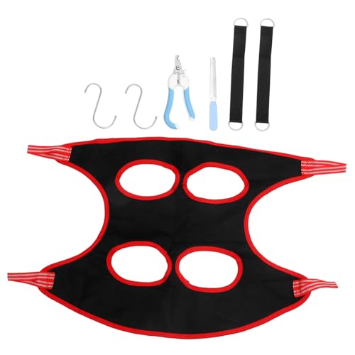 Hemoton 1Set Pet Cat Grooming Hammock Puppy Grooming Tool for Nail Trimming Bathing Durable Breathable Design for Pets for Home Grooming Shops