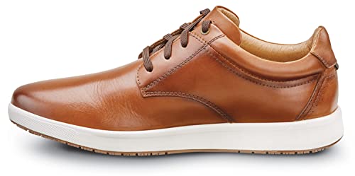 Florsheim Crossover Work, Men's, Cognac, Soft Toe, Sd, Maxtrax Slip Resistant, Casual Oxford Work Shoe (10.5 D) #TOP3