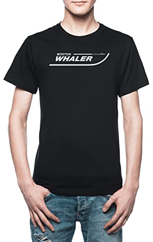 Alta qualità Best Awesome Boston Whaler Design T-Shirt Uomo Nero