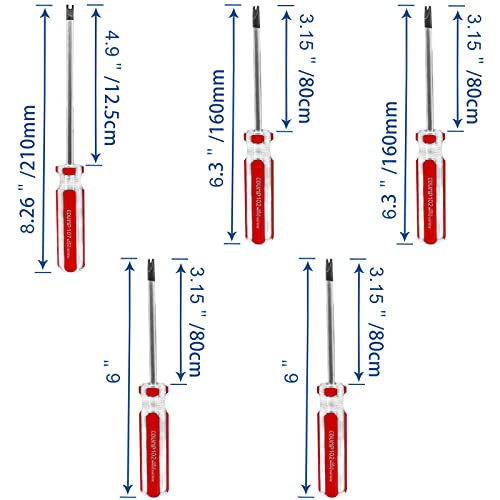 Litoexpe 5 Pcs Magnetic Spanner Screwdriver Set, U-Type Screwdriver Set, Screws Driver Tool, M1.7, M2.0, M2.3, M2.6, M2.8 - Image 3