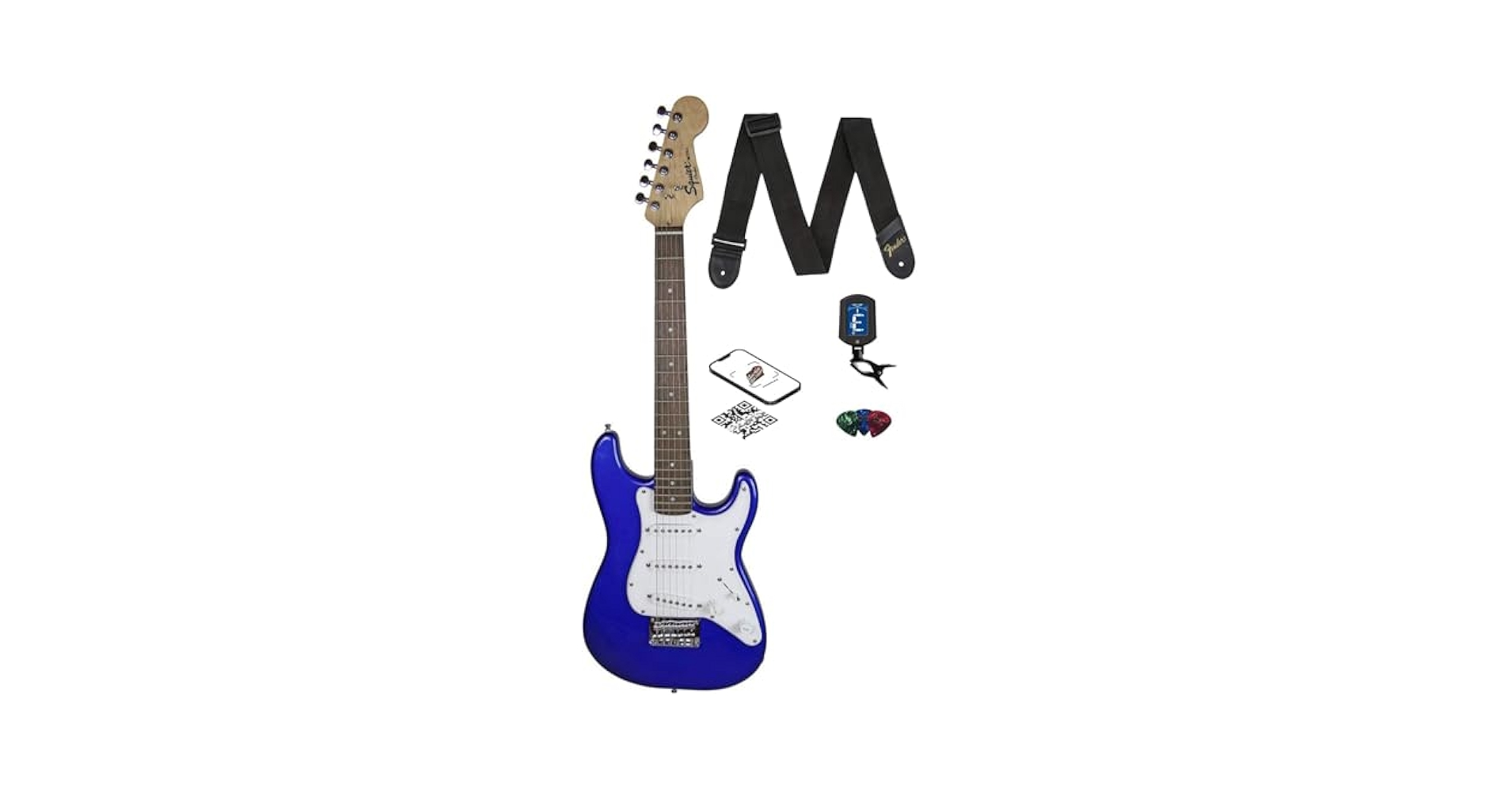 Amazon.com: Fender Squier 3/4 Size Kids Mini Strat Electric