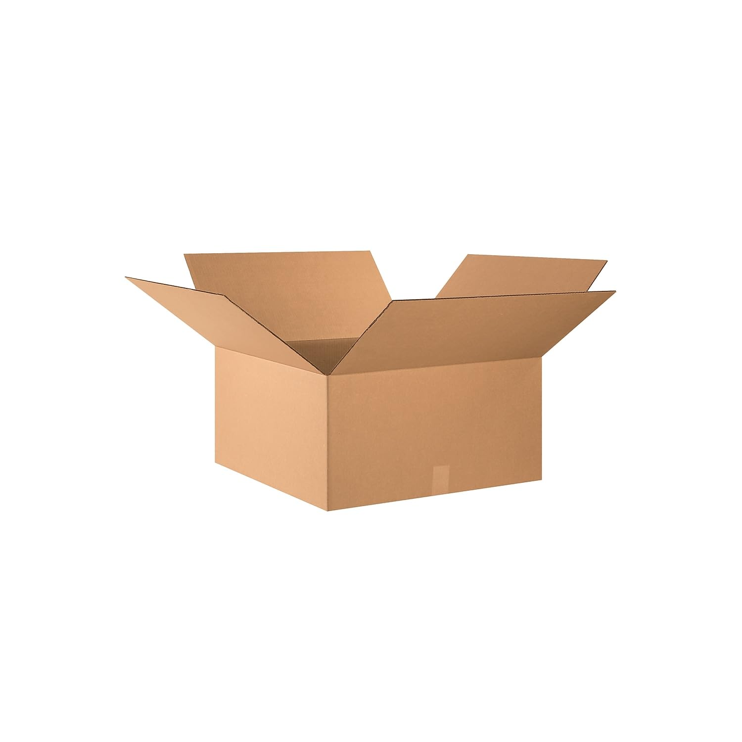Aviditi 242412 Corrugated Cardboard Box 24" L x 24" W x 12" H, Kraft, for Shipping, Packing and Moving (Pack of 10)