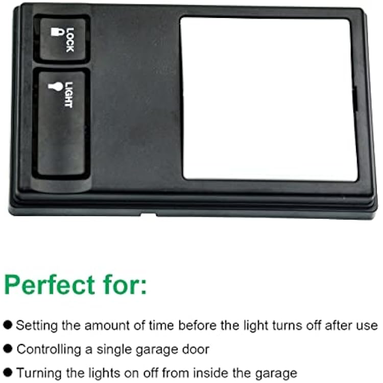 Multi-Function Wall Keypad Control Panel, Wall-Mounted Multi-Function Garage Door Console for LiftMaster 41A5273-1 78LM, 78LMC, 41C494 (2pcak)