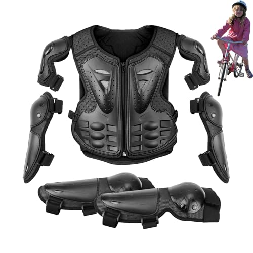 Nudorpn Protector de pecho para niños de motocross, equipo de motocross, protección para el cuerpo de la motocicleta, traje de moto