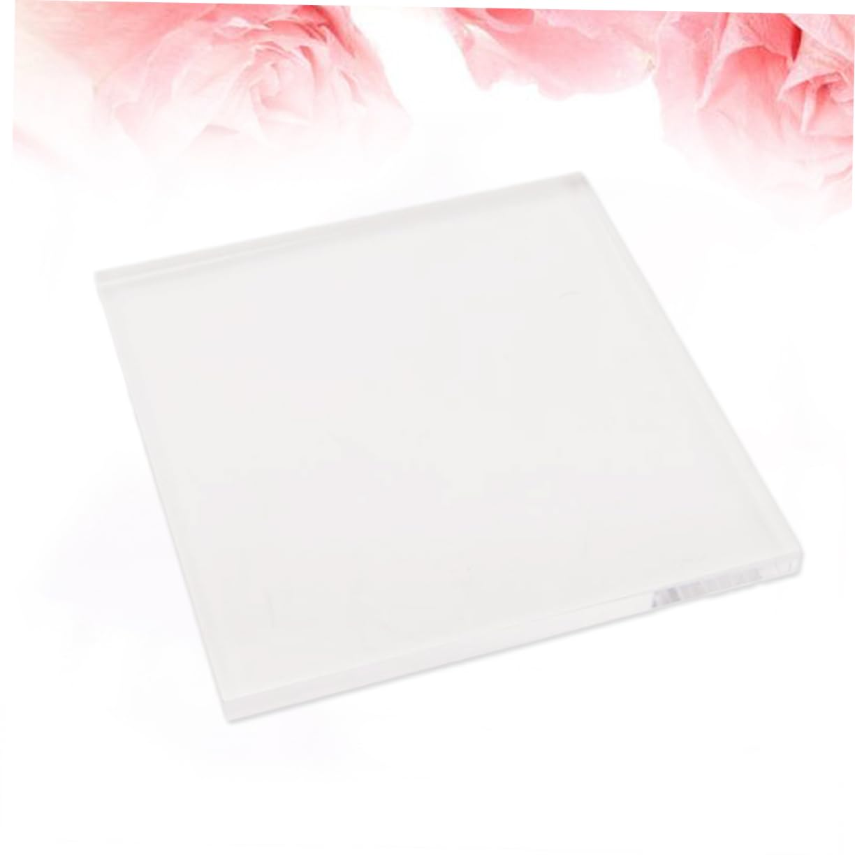 LALAFINA Stamping Tool Stamping Pad Easy Handle Square Shape Ideal for Scrapbooking