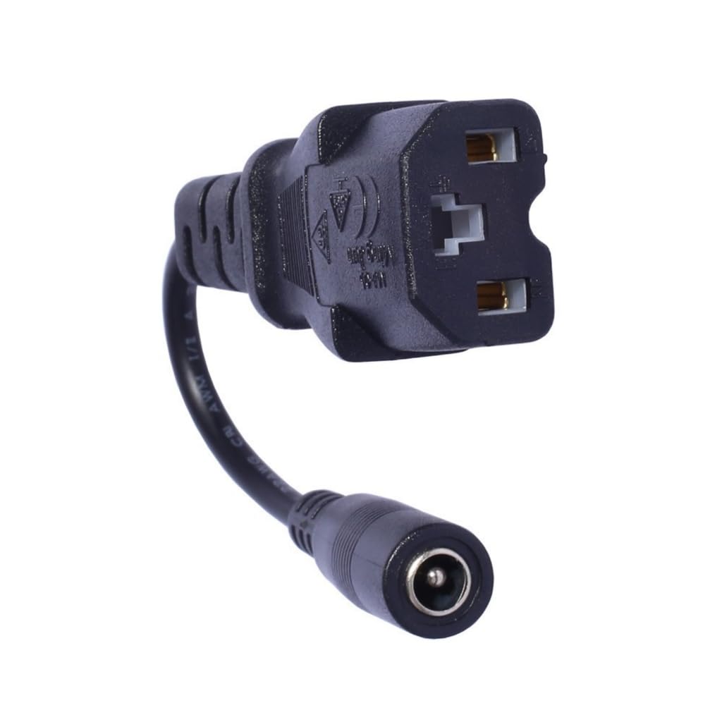 Elnwnnkc 22AWG 5.5x2.1mm Female Adapter Cable Extender Line DC5521 Convert to Multiple Plugs for Electronics