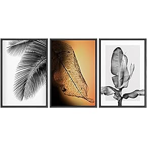 SIGNWIN Framed Canvas Print Wall Art Duotone Jungle...