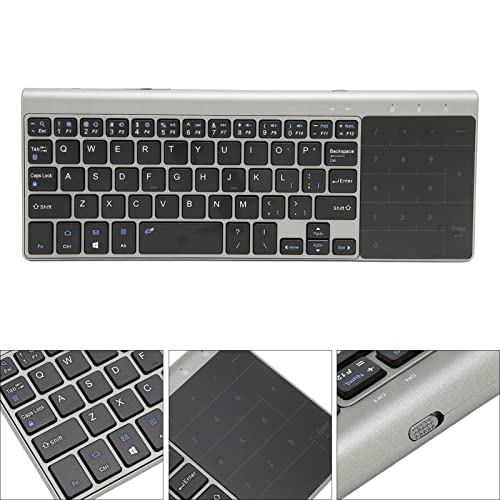 2,4 G Kabellose Tastatur, Touchpad, Tragbare Kabellose Tastatur mit Empfindlichem Touchpad, Batteriebetrieben, für IOS, – Bild 7