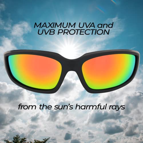 Global Vision Eyewear Black Frame Kickback Riding Glasses with GT Lenses2