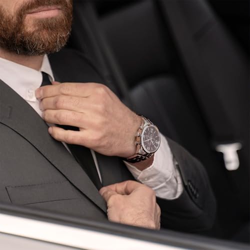 Jaguar Orologio Uomo Acciaio 316L Argento - Cronografo Quarzo, Data, Vetro Zaffiro - Impermeabile 10 Atm - J963/4 Acamar - 3