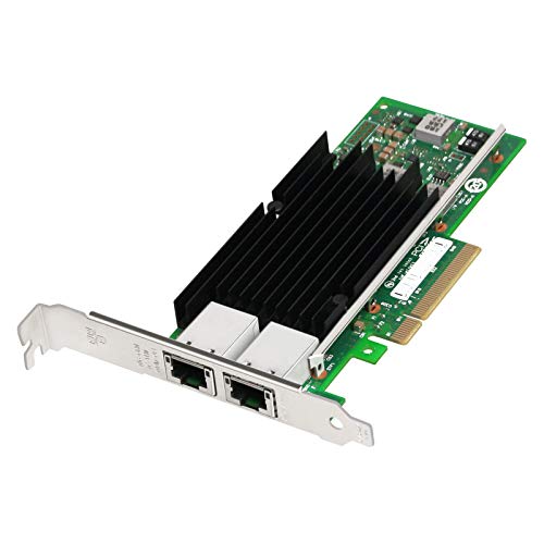 ADOP ADVANCED OPTICAL TECHNOLOGY 10Gb PCI-E NIC Intel Corp X540-T2 Network Card, PCI Express Ethernet LAN Adapter Support Windows Server/Windows/Linux/ESX Dual Copper RJ45 Ports