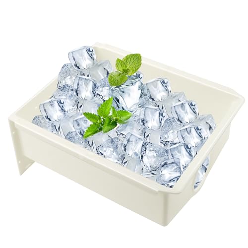 W10850492 Refrigerator Ice Bucket for Freezer Compatible for AMA.na Ken.more May.tag Whirl.pool Refrigerator,W10850492 Ice Bucket Bin Replace W10138193 W11515913A W10659156A WPW10850492-by MIFLUS