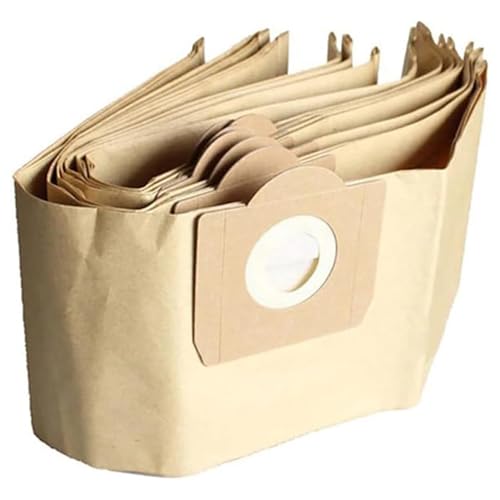 Lot de 5 Sacs droits Aspirateur pour WD3 WD2, compatible avec WD6 WD5 WD4, WD3200 WD3500P, A2204 A2534, SE4001 SE4002 SE5.100 SE6.100....