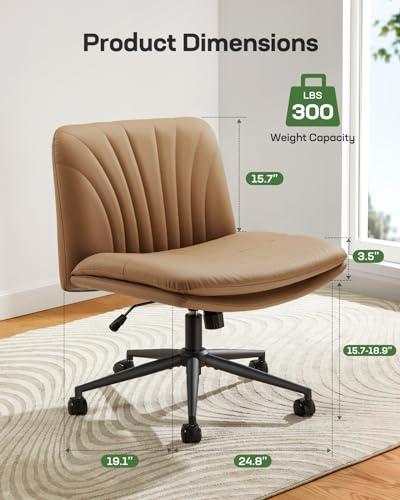 slope leather swivel office chair