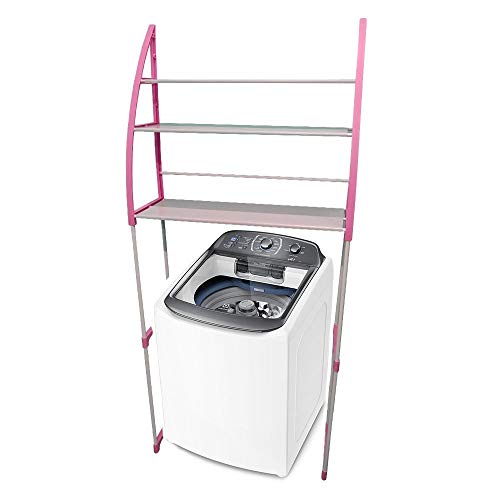 Rack Estante Lavanderia Maquina de Lavar Prateleira Organizador Metal Casa Organização