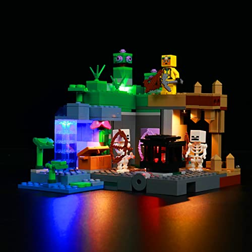 VONADO Led Light Kit Compatible with Lego 21189 Skeleton Dungeon, DIY Decor Lights for Lego Building Blocks