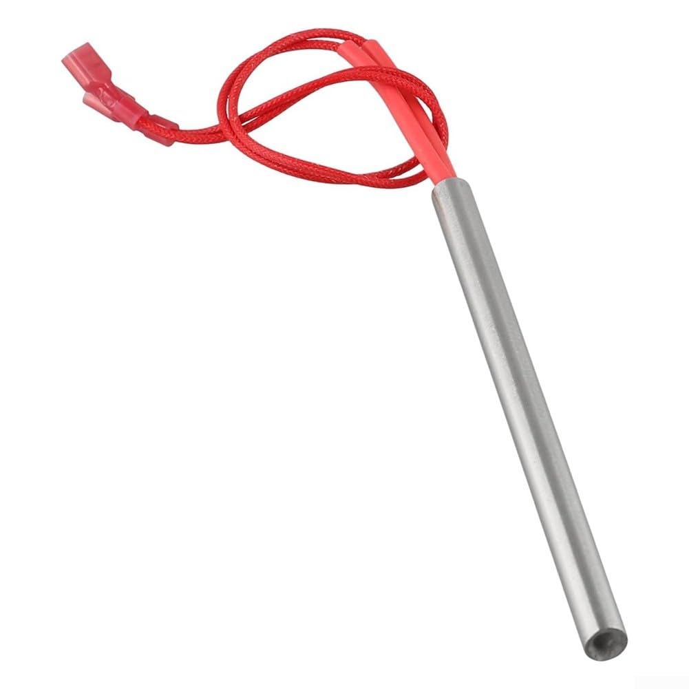 Barra de encendido de estufa de pellets de 300 W 230 V, elemento calefactor de acero inoxidable de 9,5 mm x 150 mm, pieza de repuesto para quemadores P6 P9 P12, accesorio de alto brillo para