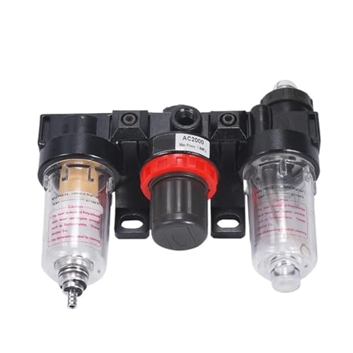 Réducteur de pression BC2000 avec triple filtre séparateur huile-eau pour air sec