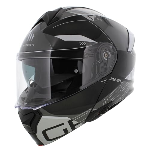 Helmet MT Genesis SV Atempo modulable noir gris taille L