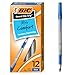 BIC Round Stic Grip Xtra Comfort Ball Pen, Medium Point (1.2 mm), Blue, 12-Count