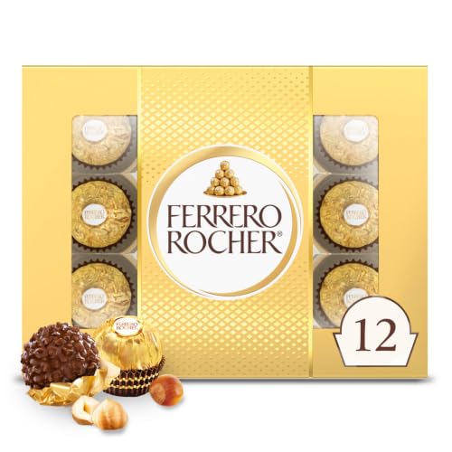 Ferrero Rocher Gourmet Hazelnut Milk...