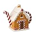 Santa’s Retro Christmas Gingerbread Teapot – 3D Holiday Teapot with Vintage-Inspired Santa, Decorative Festive Tea Pot for Tea, Cocoa & Christmas Entertaining