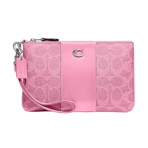 Coach Coated Canvas Signature Small Wristlet