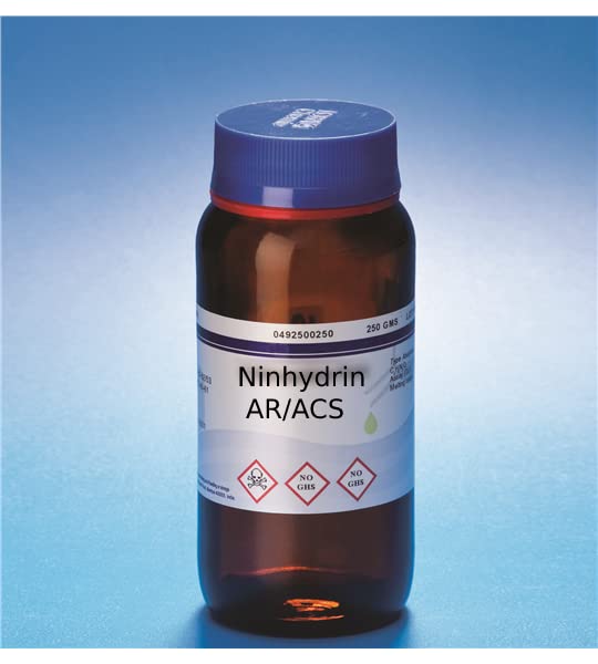 50g NINHYDRIN AR/ACS Indanetrione hydrate C9H6O4 : Amazon.in: Health & Personal Care