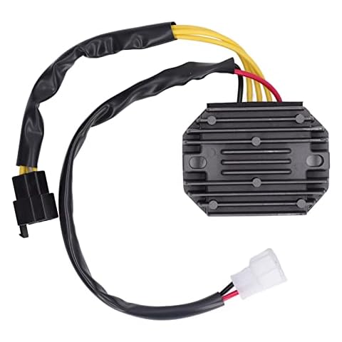 Motorcycle Voltage Regulator, Voltage Regulator Rectifier 12V Motorcycle Accessories Replacement for SV650 SV650S 1999‑2009 Cover