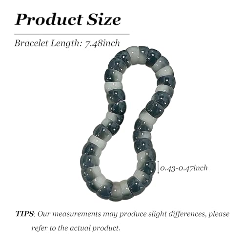 Image of Fidget Bracelet for Women Anxiety Bodhi Seeds Beaded Bracelets, Zen Fidget Stretch Bracelet Alleviate Anxiety Stress