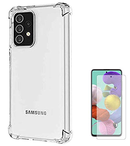 Image of Case Compatible with Samsung Galaxy A72 5G(Silicone /Transparent)