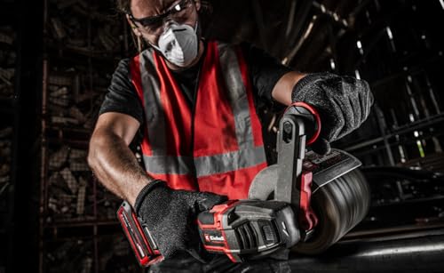 Original Einhell Messingdraht-Bürste 120 x 100 mm (Bürstenschleifer-Zubehör, für Einhell Akku-Bürstenschleifer TP-BR 18/32 Li BL, zum Bürsten robuster Materialien, Ø 120 mm)