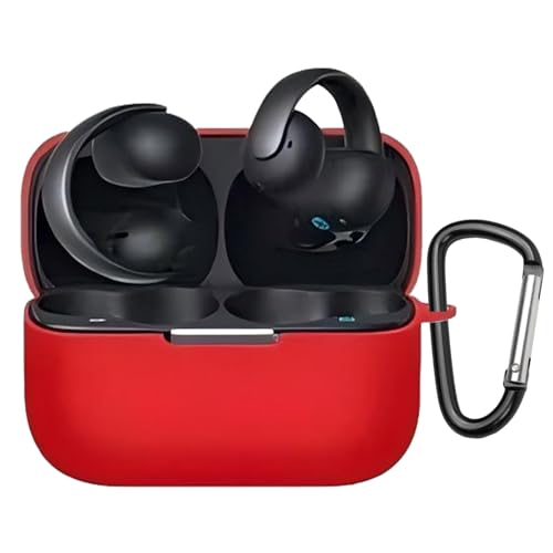 For Anker Soundcore AeroClip �P�[�X �V���R���� �S�ʕی� �����h�~ �L�Y�h�~ �ϏՌ� �����[�d�\ �y�ʏ��^ �J���r�i�t��(���b�h)