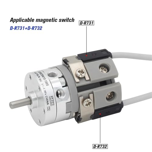 Vérin pneumatique rotatif CRB2BW CDRB2BW taille 10 20 30 40 angle 180S