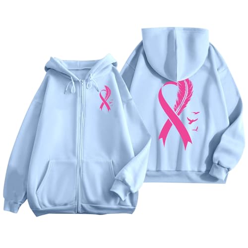 Tee shirt sweat rose à capuche avec poche et zip pour femme actif et confortable