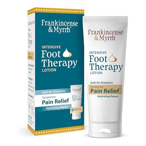Frankincense & Myrrh Foot Pain Relief Cream - Intensive Foot Therapy Lotion - Diabetic Nerve Pain Relief Neuropathy Cream | Restless Leg Relief | Hydrating with Essential Oils, 3 Ounce (1-Pack) Cover
