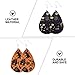 VALICLUD Pendientes de Cuero de Imitación de Halloween con Estampado de Calabaza...