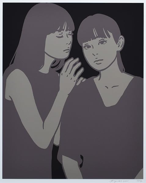 kaikaikiki zingaro 👓 シルクスクリーン 版画 ED50 kyne Untitled：L