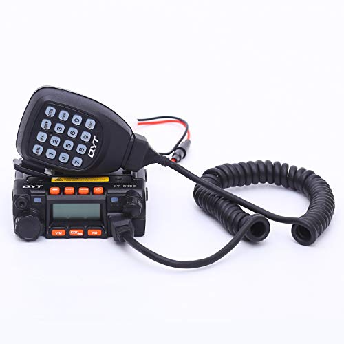 Qyt Kt-8900 Mini Car Gmrs Radio Mobile Transceiver 20 Watt Dual Band Receiver Dual Standby Vhf/Uhf Mobile Radio Gmrs Repeater Noaa Weather Long Range Two-Way Radios #TOP5