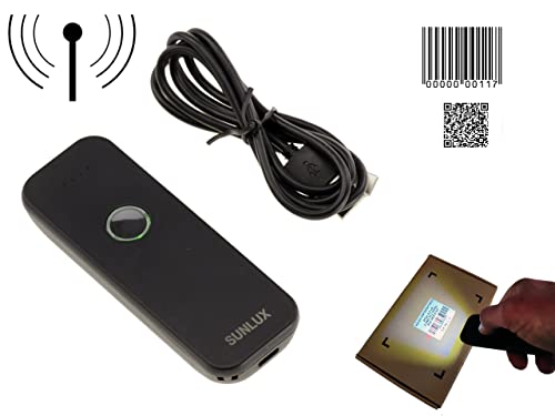 Douchette scanner portable sans fil lecteur QR Code et code barre EAN