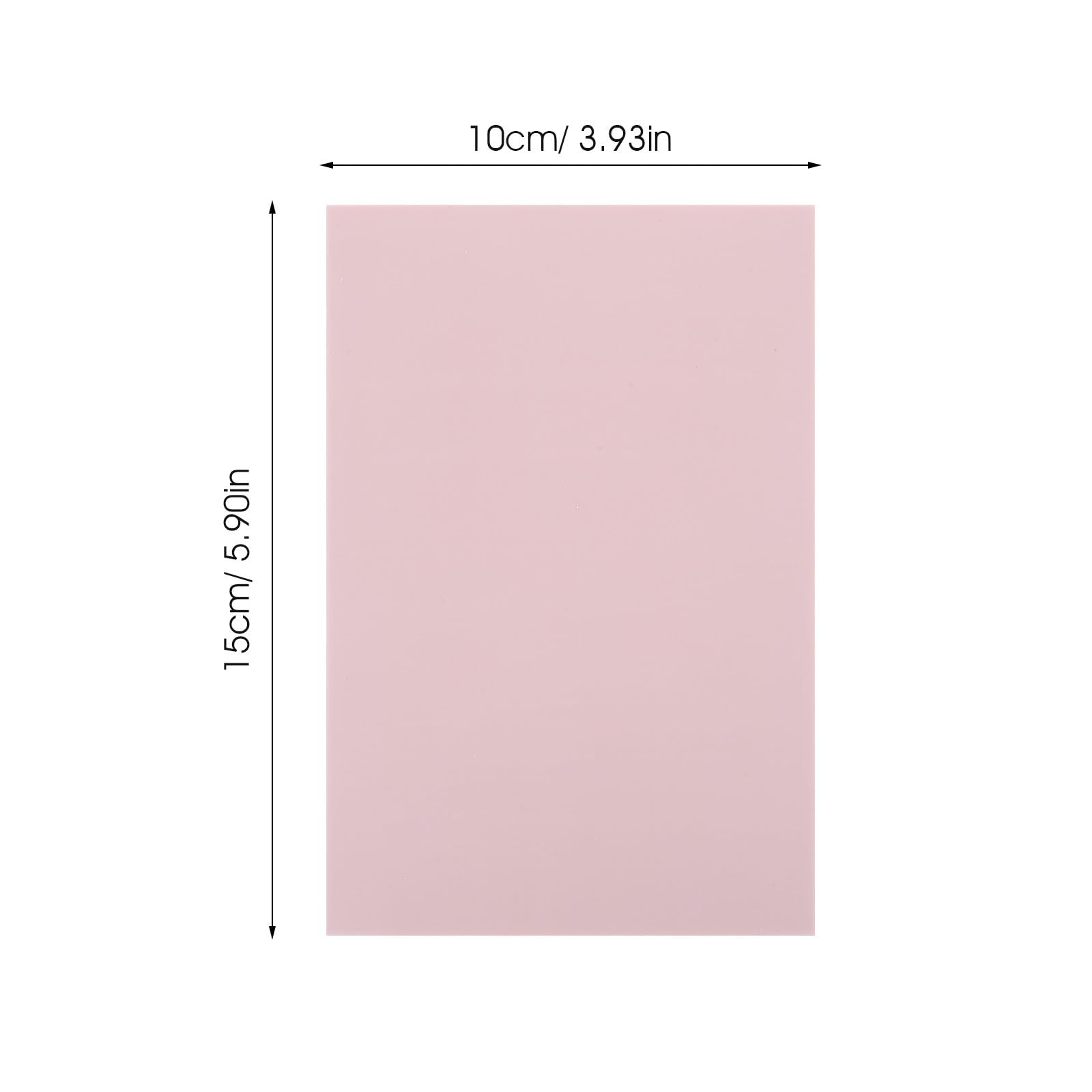 10 Piezas Bloque de Goma para Sellos Diy, Rosa Tpr
