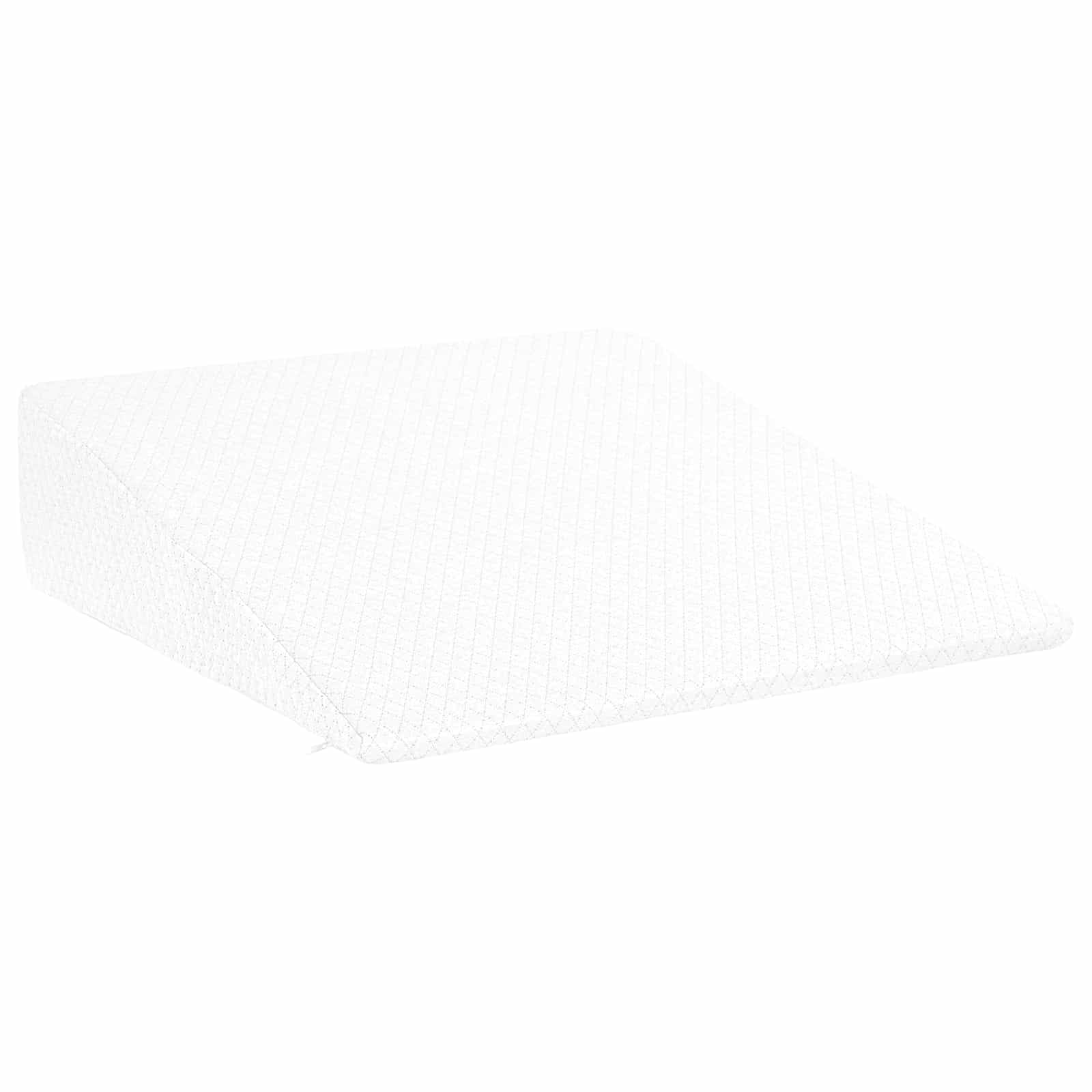 Cojín de esquina (69 x 64 x 19 cm, espuma viscoelástica de forma, cojín elevador, patas portátil, para cama, dolor de espalda