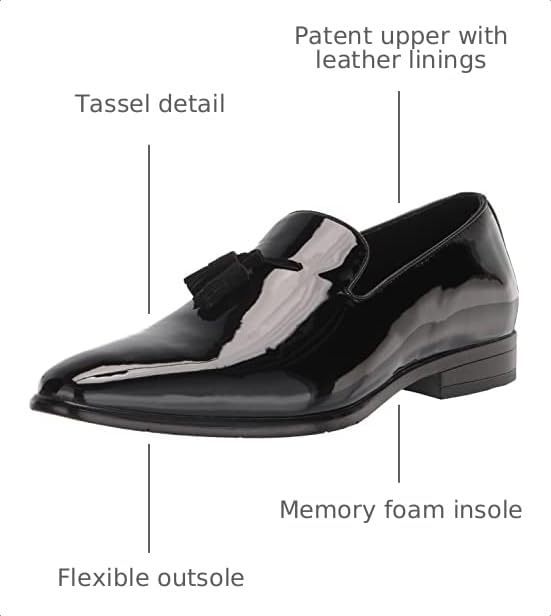Image of Stacy Adams mens Phoenix Tassel Slip on Loafer