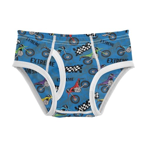 Boys' Exclusive Briefs Toddler Underwear 95% Combed Cotton Boxerbriefs 2T Extreme Motorcycle Pattern 3