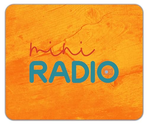 Shopagift Mini Radio Mouse Mat Pad Broadcast Station Broadcasting 24cm x 19cm